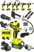 WaltMann Germany Muhteşem 6'lı Set Taşlama Somun Sıkma Tilki Kuyruğu Dal Budama - Sarı - Model - 1