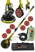 WaltMann Germany 360'Ledli 850W Pro Alçıpan Duvar Zımpara Makinası Toz Emmeli Sarı - 1