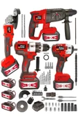 WaltMann GERMANY Profesyonel 4'Lü Set - Kırmızı - Model - No21 - 2
