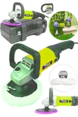 WaltMann Devir Ayarlı Polisaj Makinesi 1800 Watt 180mm 6 Kademeli Pasta Cila Kiti Hediye sarı - 1