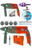 WaltMann Germany 1200w Kırıcı Delici Hilti Darbeli Matkap 2-28mm Kırmızı - 2