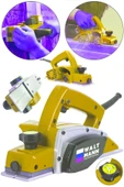 WaltMann Germany Thecnology 3000 Watt Çift Bıçaklı Planya Makinası 16000 Rpm SARI - 1