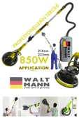 WaltMann Germany 360'Ledli 850W Pro Alçıpan Duvar Zımpara Makinası Toz Emmeli Sarı - 2