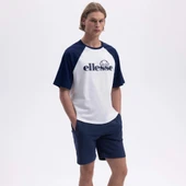 Ellesse Erkek Beyaz - Lacivert Tişört EM009-2-NV - 2