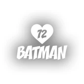 Kalpli 72 Batman Araba Sticker 17x17 Cm Beyaz - 1