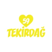 Kalpli 59 Tekirdağ Araba Sticker 17x17 Cm Sarı - 1
