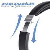 Zore BT850 Ayarlanabilir ve Katlanabilir 90 Derece Dönebilen Kulak Üstü Bluetooth Kulaklık - 6