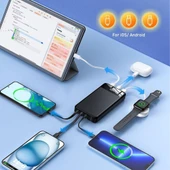P20 16000 Mah  22.5w Hızlı Şarjlı Usb Çıkışlı Powerbank,  Seyahat Tipi Powerbank - 4