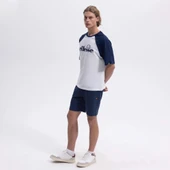 Ellesse Erkek Beyaz - Lacivert Tişört EM009-2-NV - 5