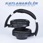 Zore BT850 Ayarlanabilir ve Katlanabilir 90 Derece Dönebilen Kulak Üstü Bluetooth Kulaklık - 3