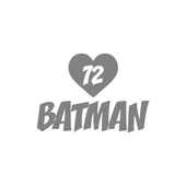 Kalpli 72 Batman Araba Sticker 17x17 Cm Gri - 1