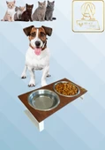 Kedi ve Köpekler İçin Mama ve Su Standı - Yüzde 10 Eğimli, Yüksek Kalite ve Sağlıklı Tasarım - 1