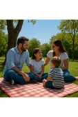 Pinteres Piknik Örtüsü 200x150 cm Su Geçirmez Çift Katlı Kamp ve Plaj Örtüsü - 4