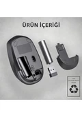 Lenovo Lecoo WS202 Turkuaz Ergonomik Optik Kablosuz Mouse - 6