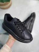 Günlük Kadın Spor Ayakkabı Bağcıklı Hafif Kalın Yüksek Taban Yürüyüş Sneaker 2135 - 5