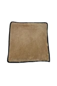 3 Adet Yumuşak Dokulu Peluş Kedi Halısı 40x40 cm Kulübe İçi Pofuduk Minder - 2