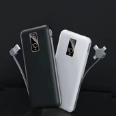 Zore PW-05 Hızlı Şarj Led Göstergeli Micro Lightning Type-C Kablolu Taşınabilir Powerbank 10000mAh - 3