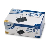 Mas Çelik Kıskaç 51Mm 12Li - 2 kutu - 1