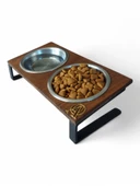 Kedi ve Köpekler İçin Mama ve Su Standı - Yüzde 10 Eğimli, Yüksek Kalite ve Sağlıklı Tasarım thumbnail 2