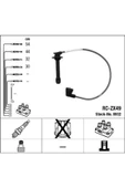 Buji Kablosu Avensis 00-03 1,8vvti Corolla 02-04 1,8vvti Rav 4 Ii 01- 1,8vvti 1 Adet - 1
