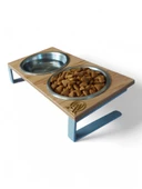 Kedi ve Köpekler İçin Mama ve Su Standı - Yüzde 10 Eğimli, Yüksek Kalite ve Sağlıklı Tasarım thumbnail 3