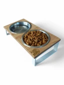 Kedi ve Köpekler İçin Mama ve Su Standı - Yüzde 10 Eğimli, Yüksek Kalite ve Sağlıklı Tasarım thumbnail 3