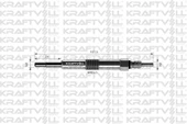 Kraftvoll 05030125 Kızdırma Bujisi Discovery 2 L318 2.5 Td5 98-03 Err6066 - 1