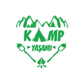 Kamp  Yaşamı Araba Sticker 17x17 Cm Yeşil - 1