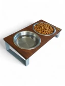 Kedi ve Köpekler İçin Mama ve Su Standı - Yüzde 10 Eğimli, Yüksek Kalite ve Sağlıklı Tasarım thumbnail 4