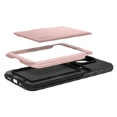 Spigen iPhone 15 Pro ile Uyumlu Kılıf Slim Armor CS Rose Gold - 4