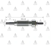 Svac Sv048 Isıtma Kızdırma Bujisi H100 Yeni Model 11V 36710-410- - 1
