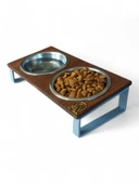 Kedi ve Köpekler İçin Mama ve Su Standı - Yüzde 10 Eğimli, Yüksek Kalite ve Sağlıklı Tasarım thumbnail 2