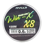 RYUJI WINX  X8 150M GREEN İP MİSİNA  Standart 0.13mm - 2