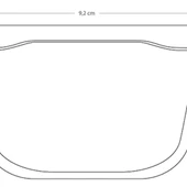 Paşabahçe 53223 snowbox 4 lü cam saklama kabı 275cc mavi thumbnail 3