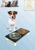 Kedi ve Köpekler İçin Dayanıklı Mama ve Su Standı Sağlıklı ve Şık Tasarım - 1
