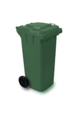 Fasel Çöp Kovası 120 Lt Yeşil Sembol Plastik - 1