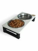 Kedi ve Köpekler İçin Dayanıklı Mama ve Su Standı Sağlıklı ve Şık Tasarım thumbnail 4