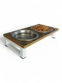 Kedi ve Köpekler İçin Dayanıklı Mama ve Su Standı  Sağlıklı ve Şık Tasarım Okay Store thumbnail 4