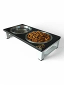 Kedi ve Köpekler İçin Dayanıklı Mama ve Su Standı Sağlıklı ve Şık Tasarım thumbnail 3