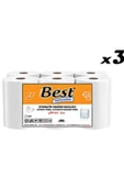 UMUTTEM HAREKETLİ FOTOSELLİ MAKİNE HAVLUSU 21cm. 6 RULO X 3 PAKET %100 SELÜLOZ BEYAZ 2,5 Kg. - 2