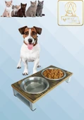 Kedi ve Köpekler İçin Dayanıklı Mama ve Su Standı Sağlıklı ve Şık Tasarım - 1