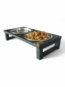 Kedi ve Köpekler İçin Dayanıklı Mama ve Su Standı Sağlıklı ve Şık Tasarım thumbnail 3