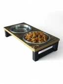 Kedi ve Köpekler İçin Dayanıklı Mama ve Su Standı Sağlıklı ve Şık Tasarım thumbnail 3