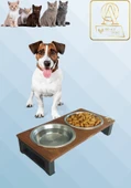 Kedi ve Köpekler İçin Dayanıklı Mama ve Su Standı Sağlıklı ve Şık Tasarım - 1