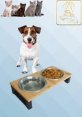 Kedi ve Köpekler İçin Dayanıklı Mama ve Su Standı Sağlıklı ve Şık Tasarım - 1