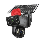 O-KAM-3915 4G 6MP Dual Lens Solar PTZ Güneş Panelli Kamera - 1