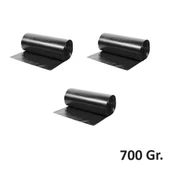 Endüstriyel Jumbo Boy Siyah Çöp Torbası Poşeti - 700 Gr. - 90 Litre - 80 x 110 Cm / 10 Adetlik 3 Rulo - 2