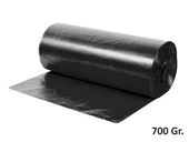 Endüstriyel Jumbo Boy Siyah Çöp Torbası Poşeti - 700 Gr. - 90 Litre - 80 x 110 Cm / 10 Adetlik 3 Rulo - 4