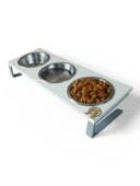 Kedi ve Köpekler İçin Dayanıklı Mama ve Su Standı Sağlıklı ve Şık Tasarım thumbnail 1