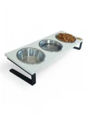 Kedi ve Köpekler İçin Dayanıklı Mama ve Su Standı Sağlıklı ve Şık Tasarım thumbnail 3